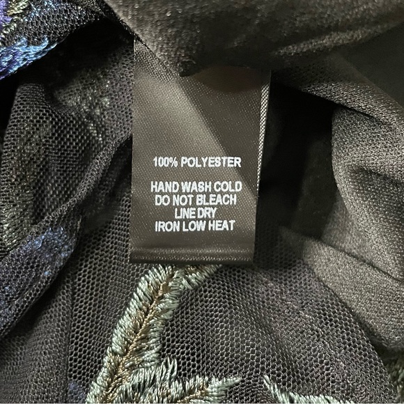 Lulus Midnight Rendezvous Black Floral Embroidered Romper - Picture 6 of 9